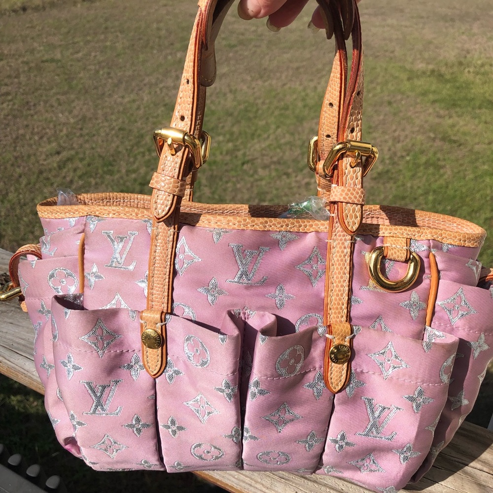 SOLD Authentic Louis Vuitton Pastel Glitter Cabas